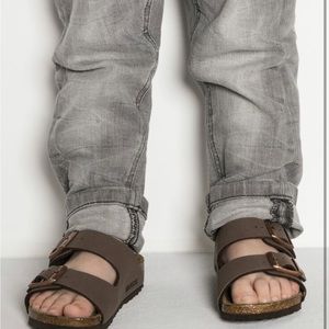 Birkenstock Kids Arizona Sandals Mocha Size 9-9.5